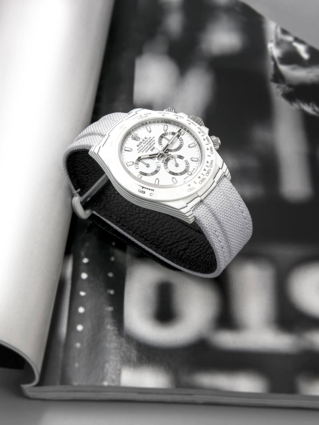 RolexDiW White Daytona YUKI 劳力士熊猫迪 DiW 雪姬 限量版 | WORLDTIMER