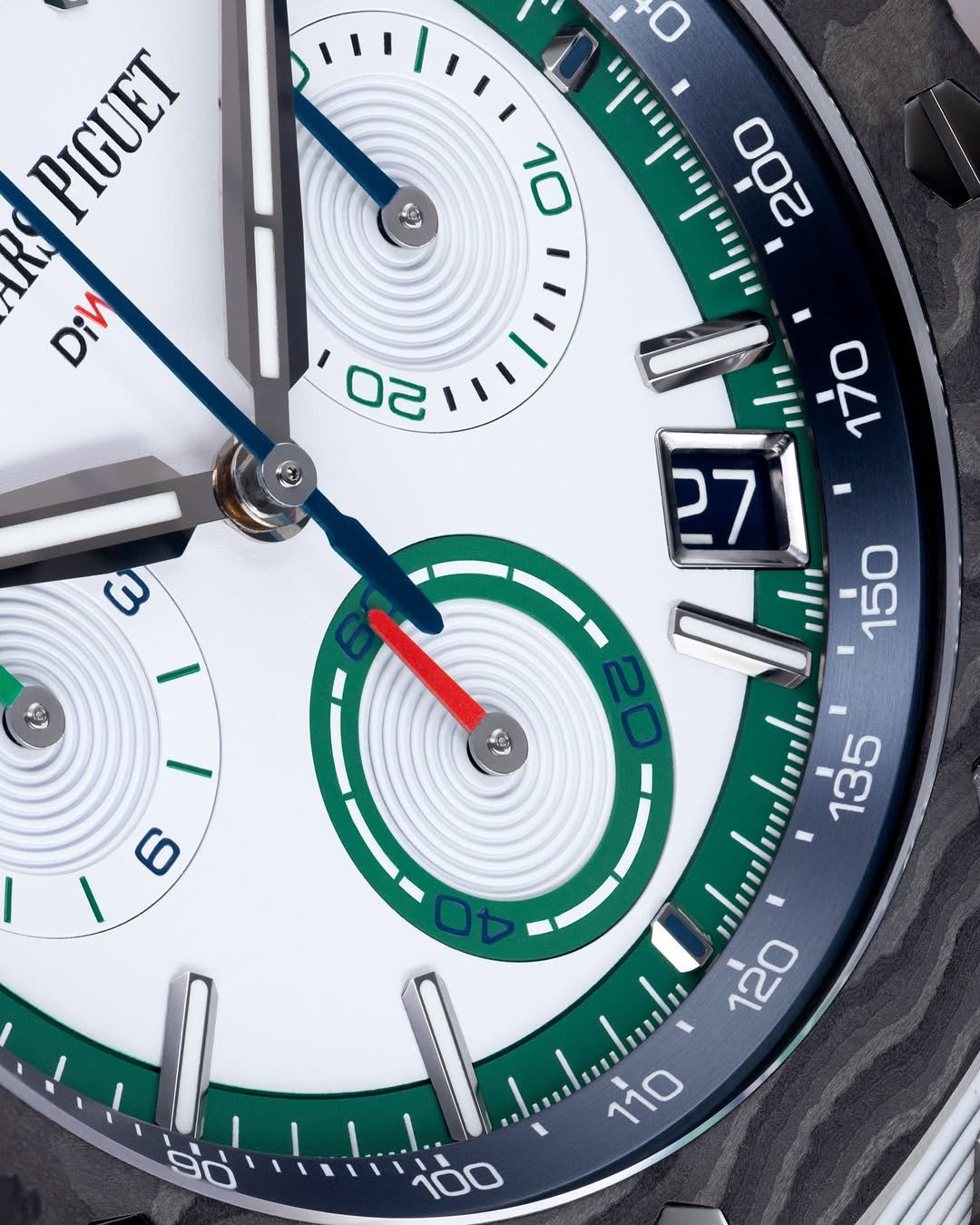 UNIQUE DiW AP Royal Oak Chronograph 26240 "RO ALPINE" 爱彼 皇家橡树计时码表 26240 专为高尔夫球手而设 | WORLDTIMER