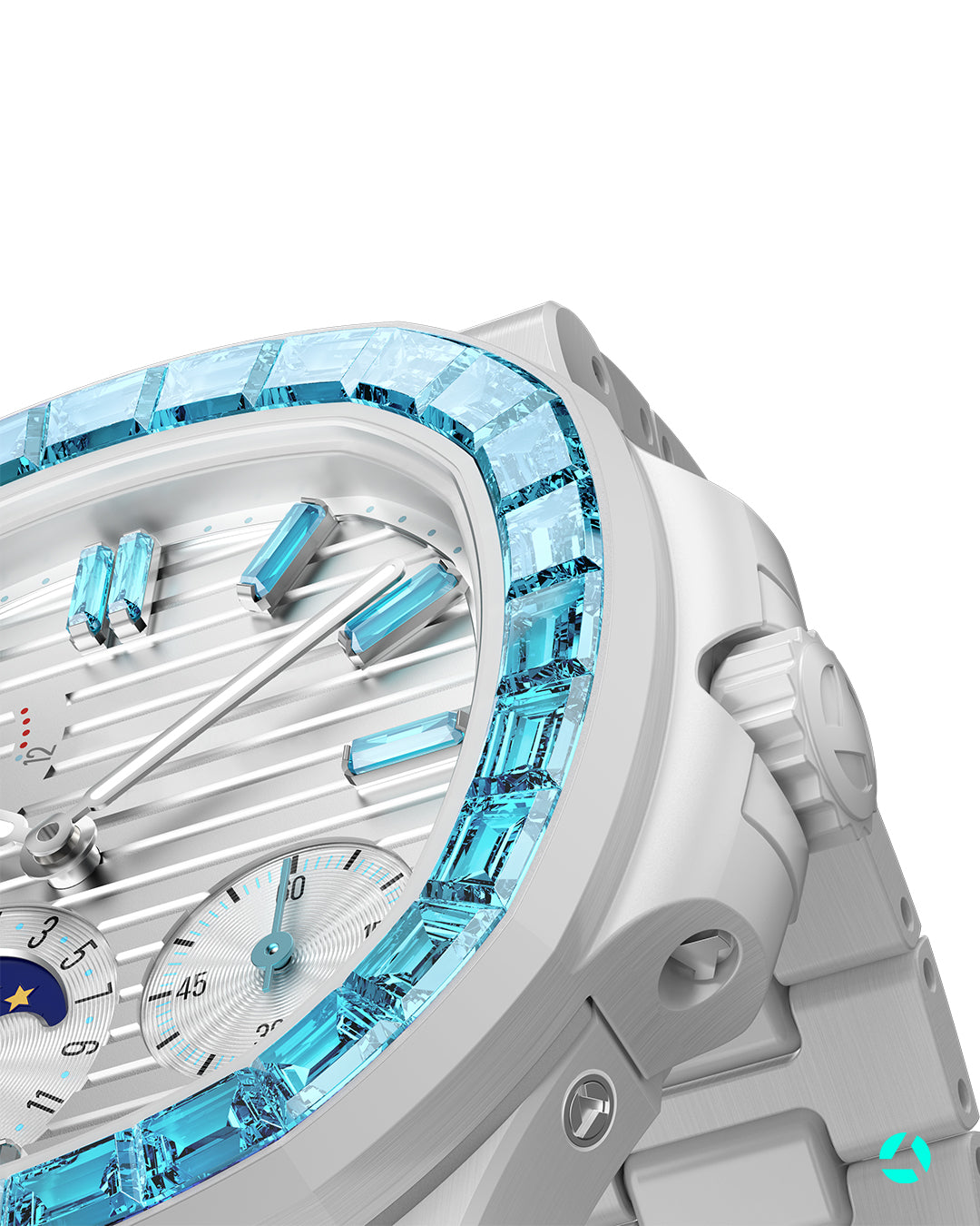 Patek Philippe 5712 Gemstone Ceramic AET Remould AETHER 百达翡丽 海蓝宝石 鹦鹉螺5712 AET Remould AETHER | WORLDTIMER