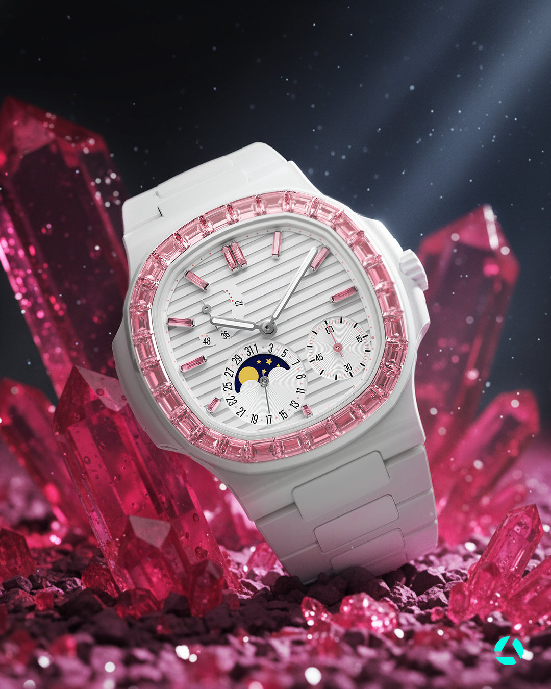 Patek Philippe 5712 AET Remould EOS 百达翡丽 粉红宝石 鹦鹉螺5712 | WORLDTIMER