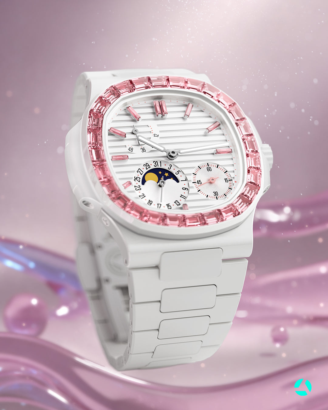 Patek Philippe 5712 AET Remould EOS 百达翡丽 粉红宝石 鹦鹉螺5712 | WORLDTIMER