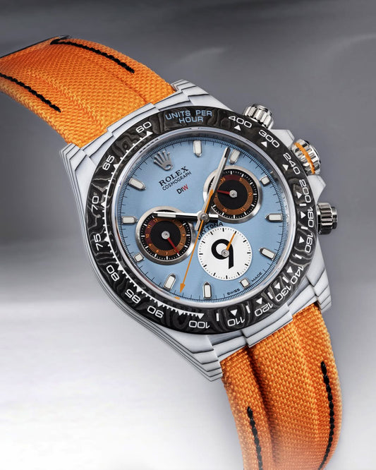 MOTORSPORT Inspired Rolex DiW Daytona CarboQuartz 独一无二赛车运动灵感 劳力士DiW 石英纤维迪通拿 | WORLDTIMER