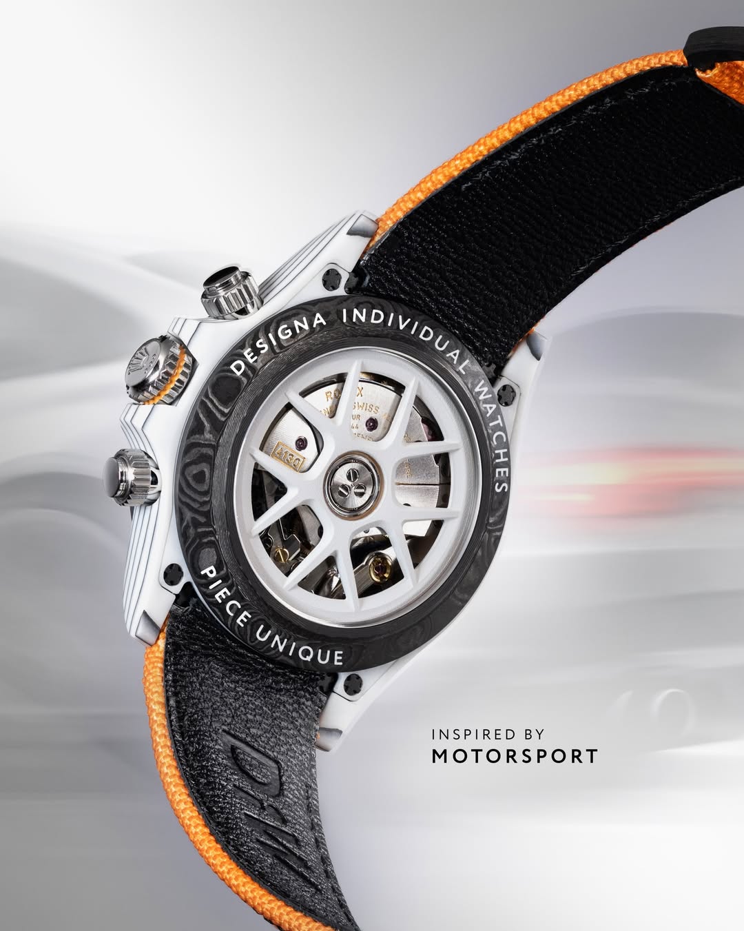 MOTORSPORT Inspired Rolex DiW Daytona CarboQuartz 独一无二赛车运动灵感 劳力士DiW 石英纤维迪通拿 | WORLDTIMER