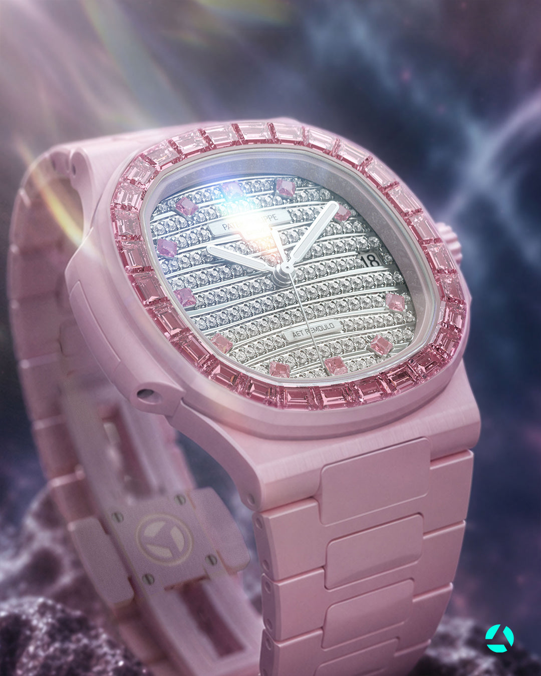 AET REMOULD Diamond Patek Nautilus GLIESE 百达翡丽鹦鹉螺 满天星 GLIESE | WORLDTIMER