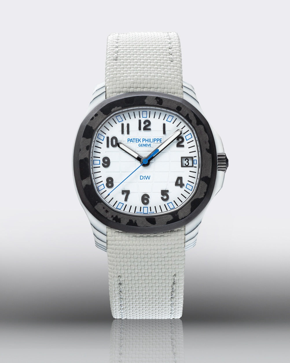 DiW Patek Philippe Aquanaut CarboQuartz【POLAR BLUE】百达翡丽5167 DiW 石英纤维手雷 | WORLDTIMER