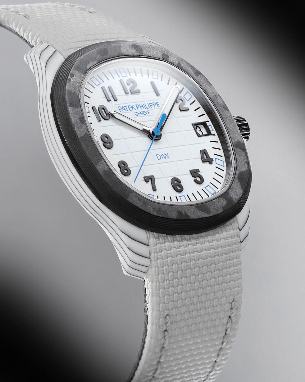 DiW Patek Philippe Aquanaut CarboQuartz【POLAR BLUE】百达翡丽5167 DiW 石英纤维手雷 | WORLDTIMER