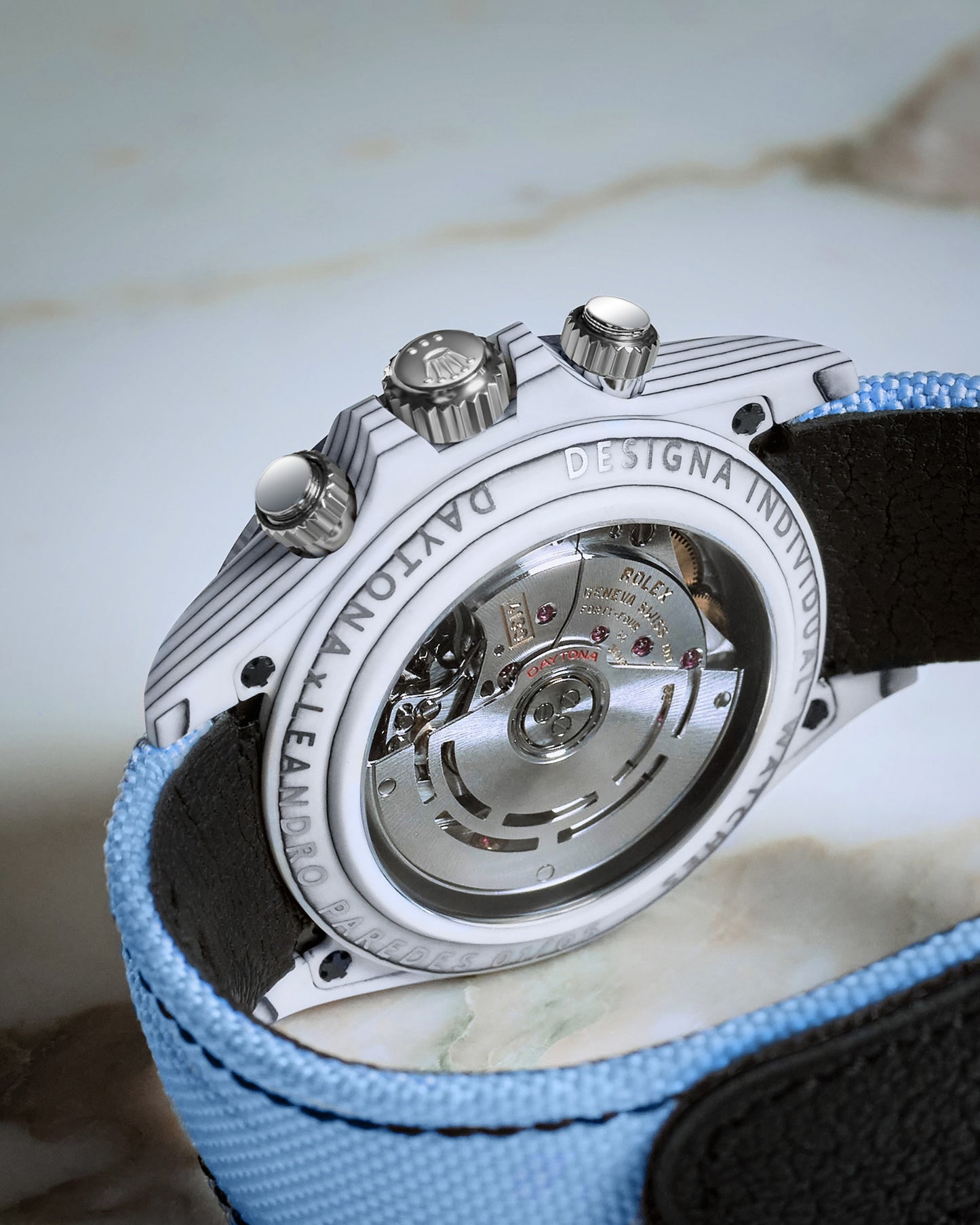 Rolex DiW Daytona LEANDRO PAREDES Baguette Bezel 劳力士 钻石表圈迪通拿 | WORLDTIMER