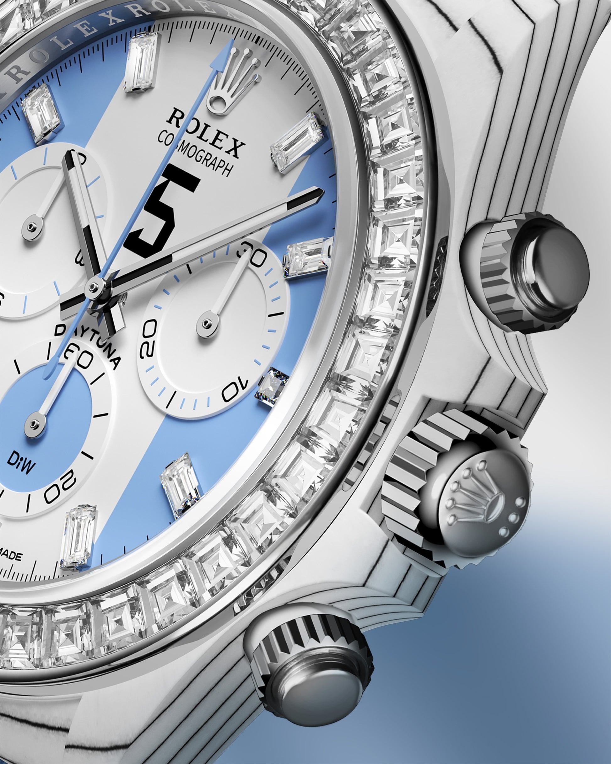 LEANDRO PAREDES Rolex DiW Daytona Baguette Bezel 劳力士钻石表圈 迪通拿 | WORLDTIMER