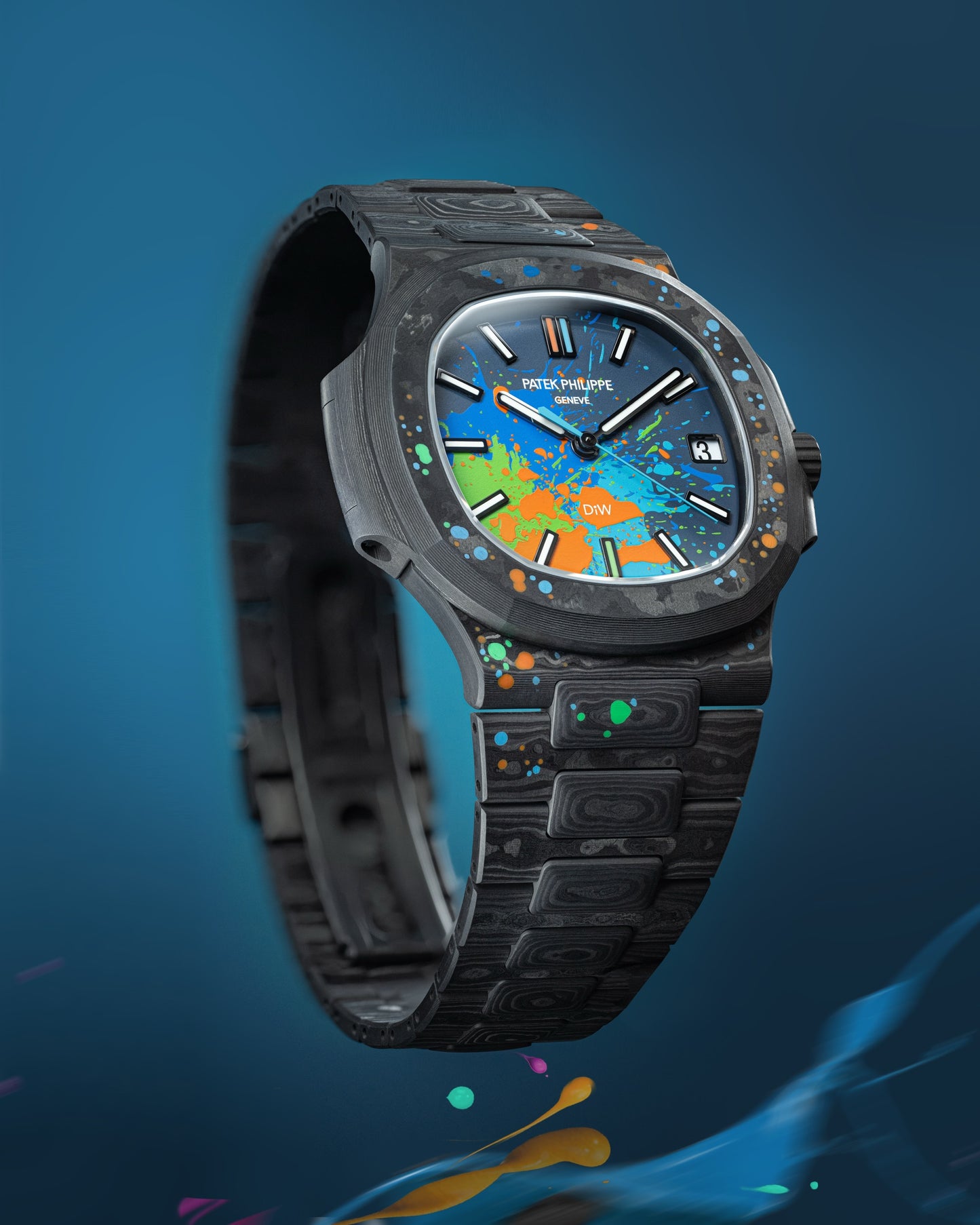 DiW Patek Philippe Nautilus MOTLEY 百达翡丽鹦鹉螺 DiW MOTLEY | WORLDTIMER