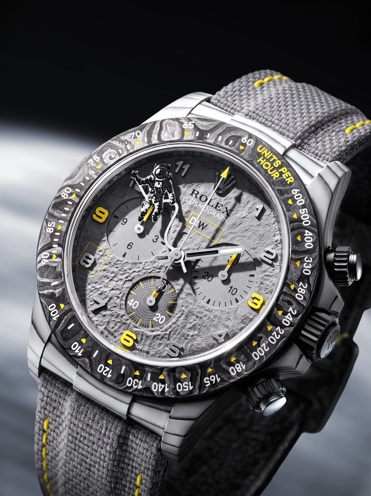 SPACE MISSION Rolex DiW Daytona CarboQuartz 劳力士DiW 石英纤维迪通拿 | WORLDTIMER