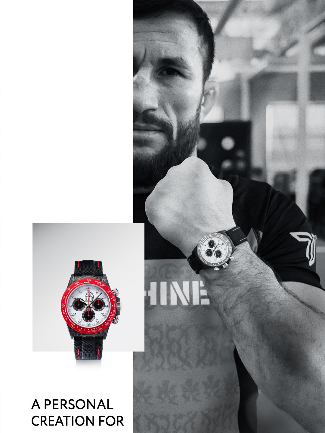 DiW Rolex Daytona Merab Dvalishvili UFC Champion Watch UFC冠军 劳力士DiW 迪通拿 独一无二腕表  | WORLDTIMER