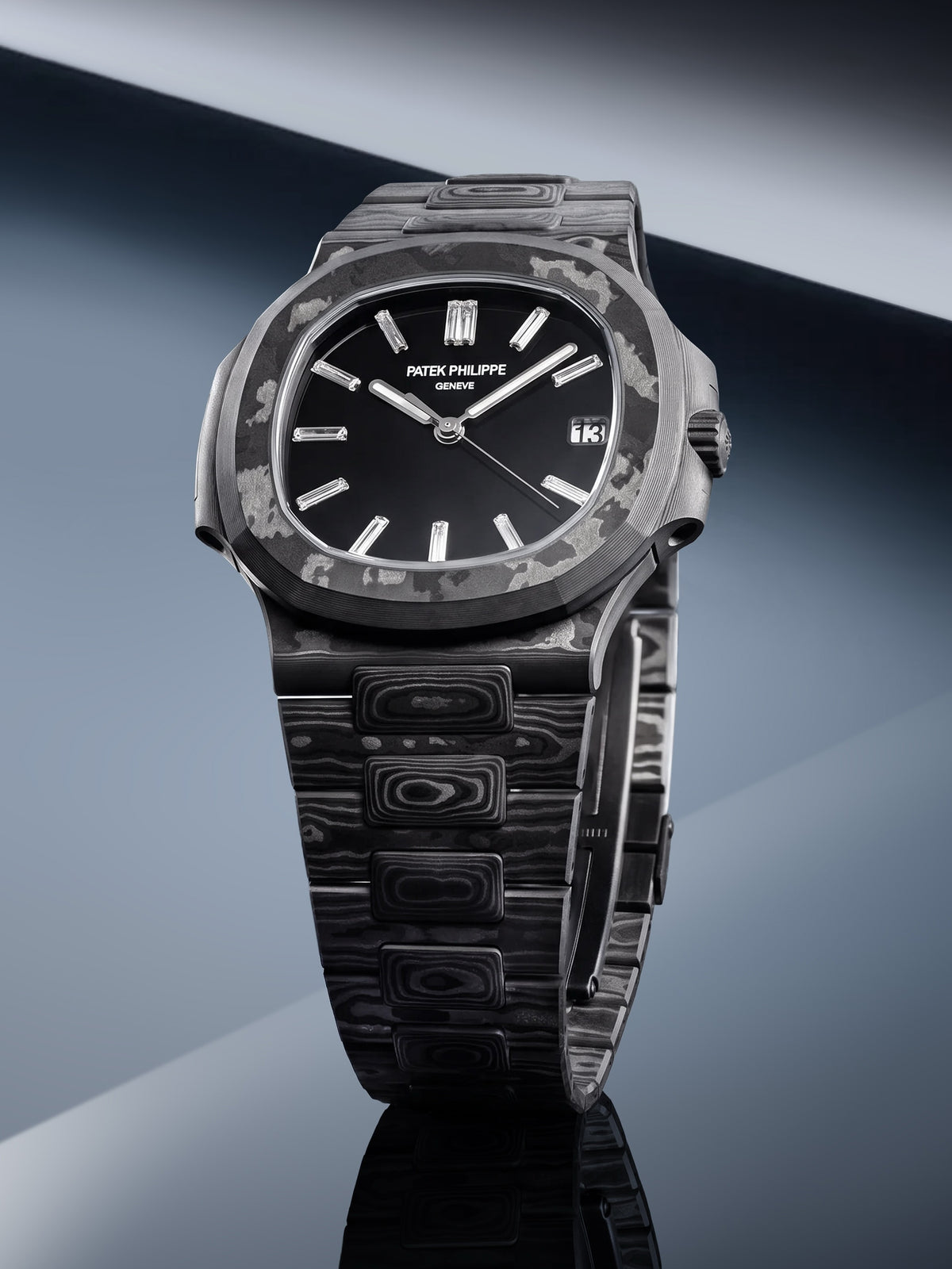 DiW Patek Philippe Nautilus BLACK GRAIL ONYX DiW 全碳纤维百达翡丽鹦鹉螺 黑圣杯ONYX | WORLDTIMER