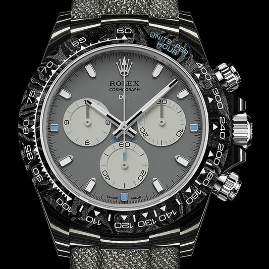 DiW Rolex Daytona GHOST RACER 赛车灵感幽灵版 劳力士DiW 碳纤维迪通拿 | WORLDTIMER