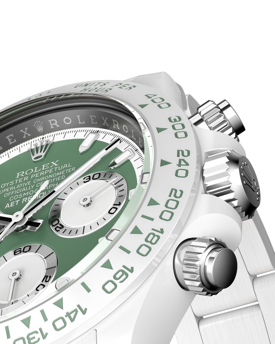 Rolex Daytona AET Remould KASHMIR GREEN WHITE CERAMIC 陶瓷勞力士 地通拿 | WORLDTIMER