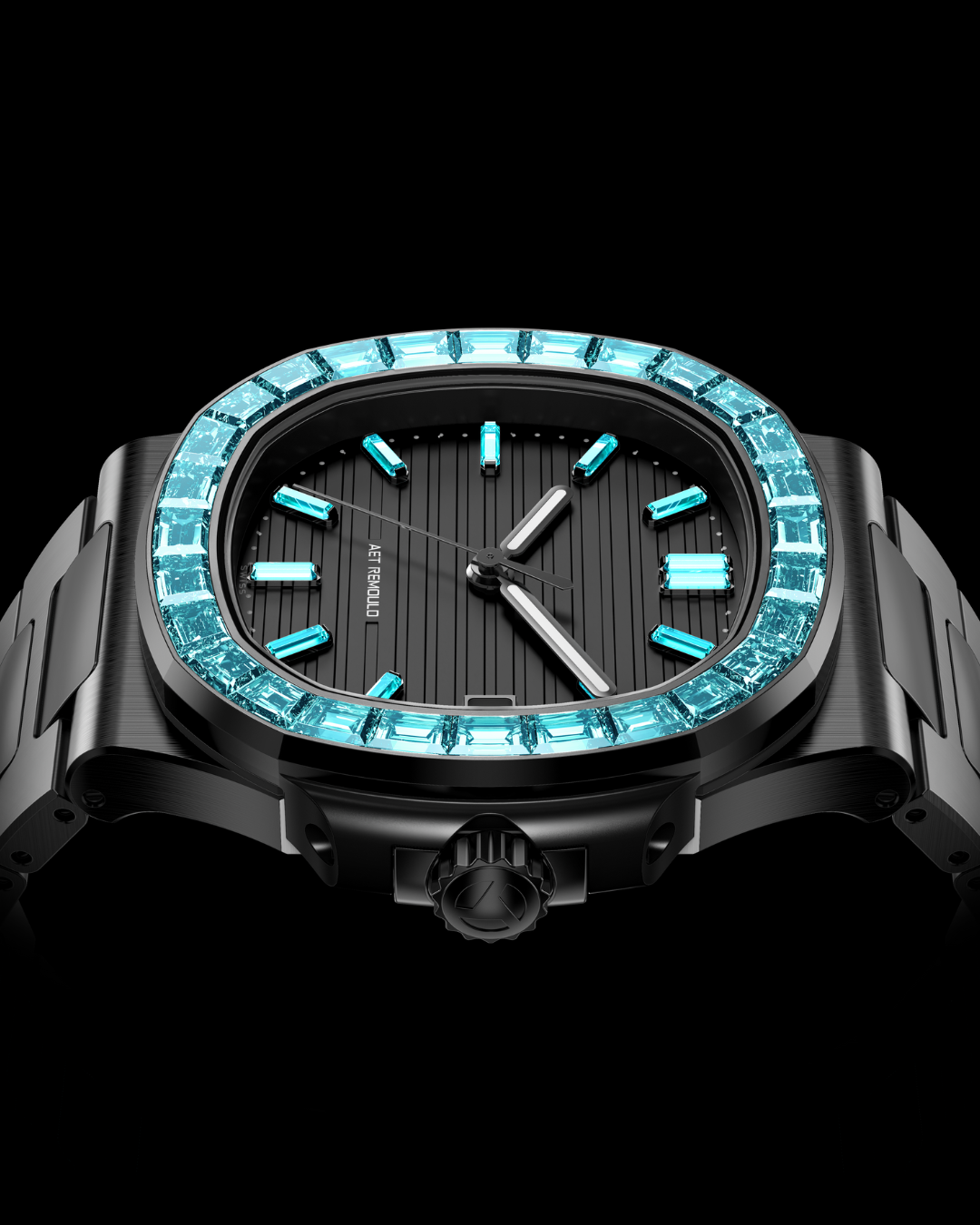 Blue Diamonds AET REMOULD Patek Philippe Nautilus Blue Realm 5711/111P | 藍色鑽石 百達翡麗 金鷹5711  | WORLDTIMER