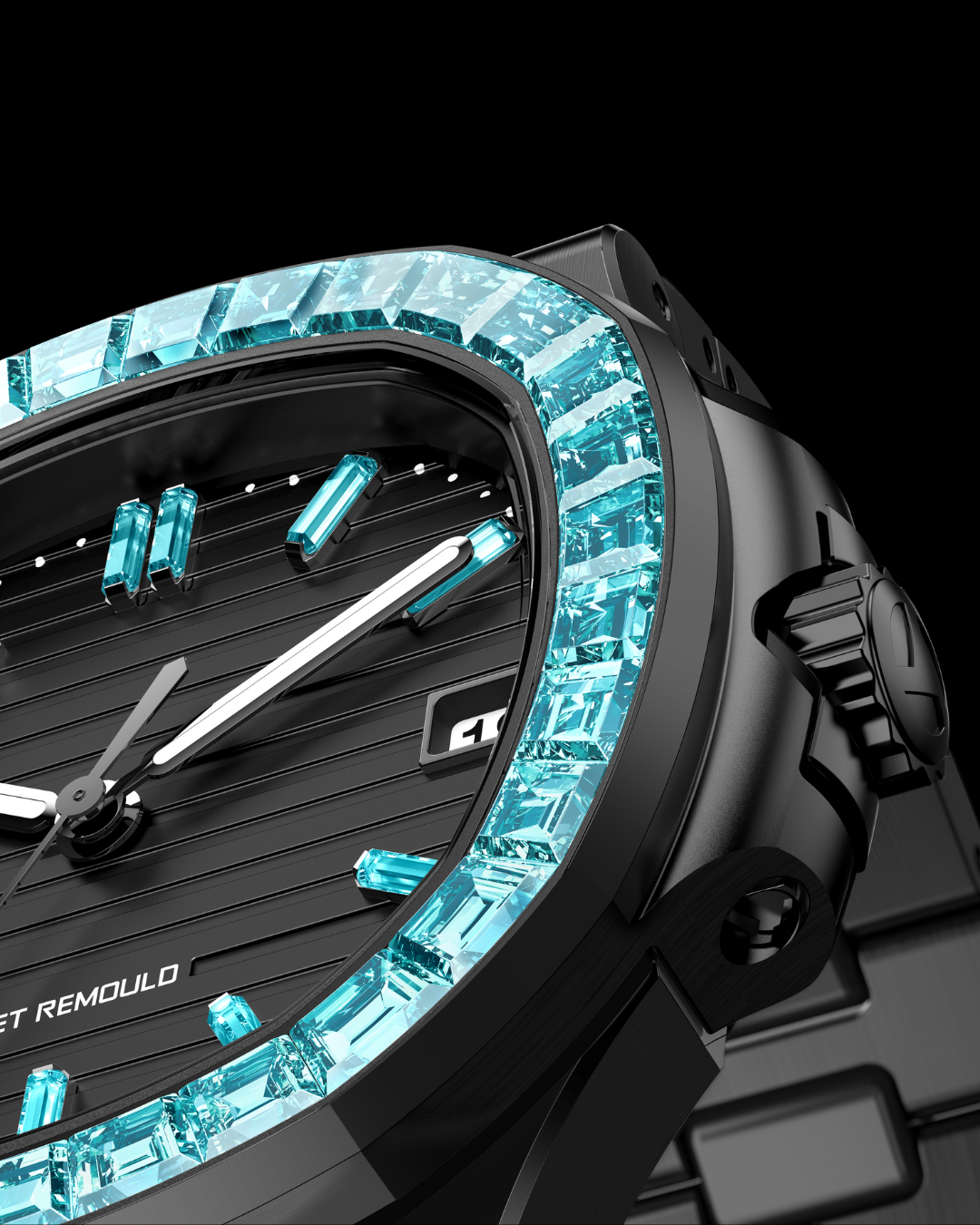 Blue Diamonds AET REMOULD Patek Nautilus Blue Realm 5711/111P-001 | 藍色鑽石 百達翡麗 金鷹5711  | WORLDTIMER