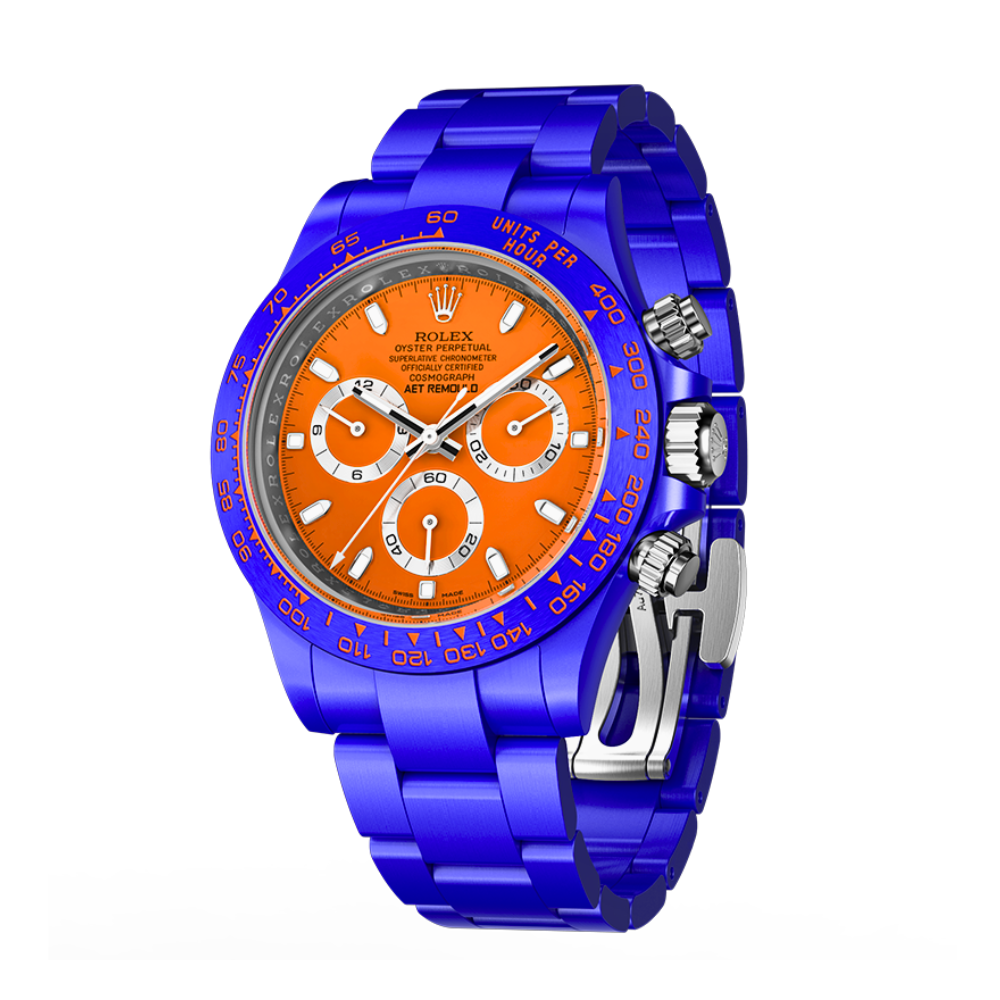 AET REMOULD 勞力士 地通拿 SAKHIR ORANGE 全陶瓷手錶 Rolex Ceramic Daytona | WORLDTIMER