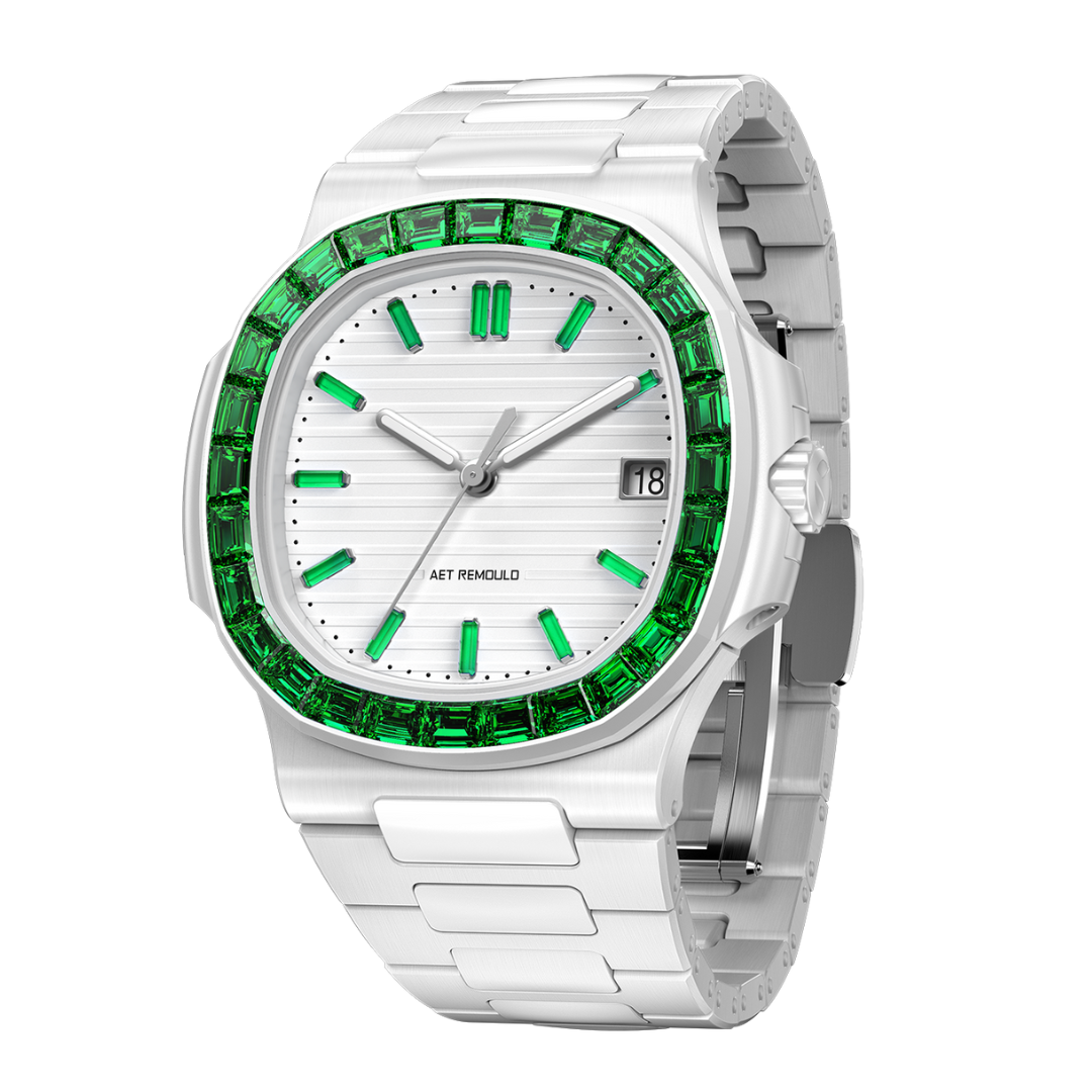 AET REMOULD Patek Nautilus 5711 "SERENDIPITY IN GREEN" 百達翡麗 金鷹5711 全陶瓷手錶 | WORLDTIMER