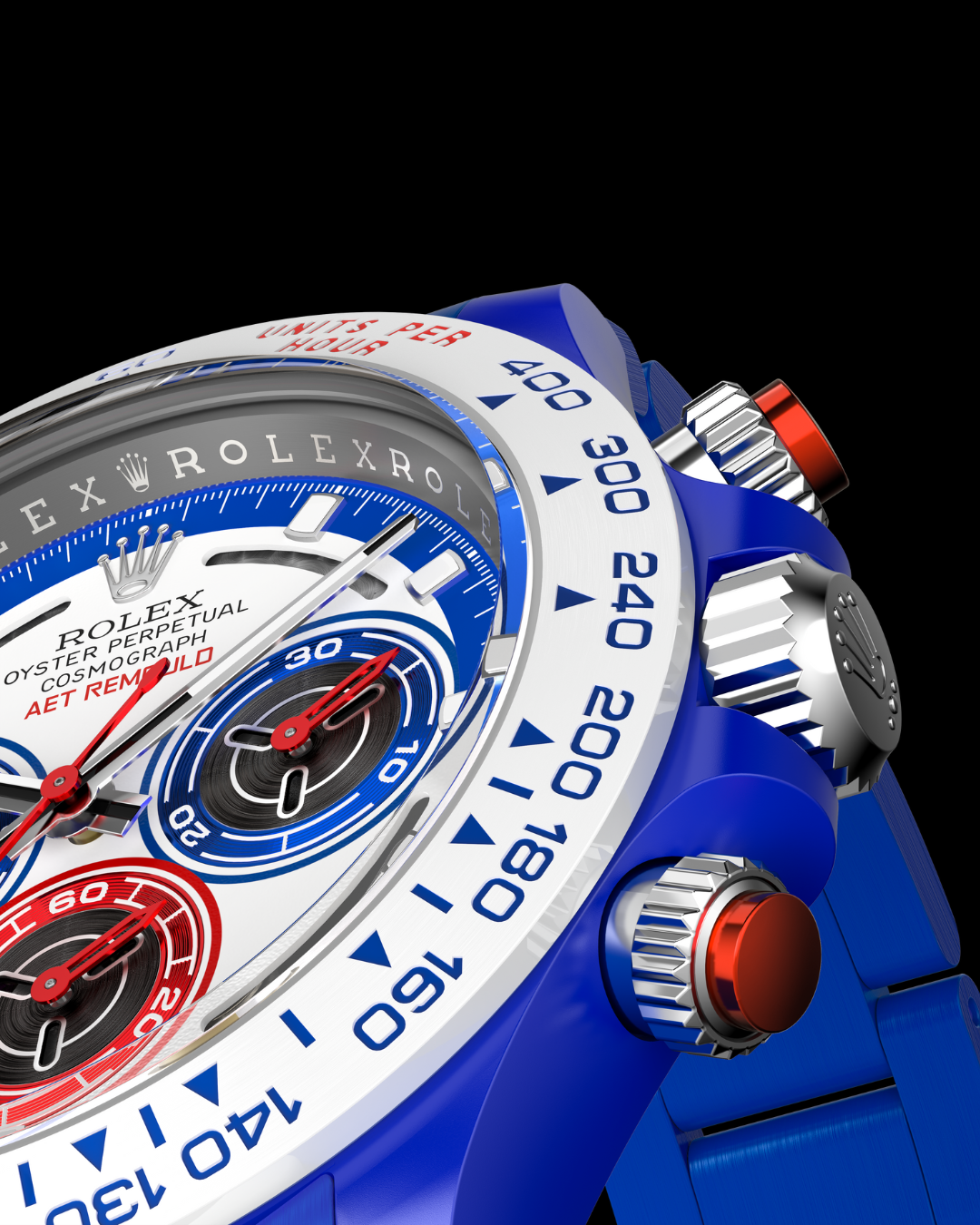AET REMOULD Rolex Daytona SPEED F1儀表板 靈感 勞力士地通拿 40毫米訂製腕錶 | WORLDTIMER