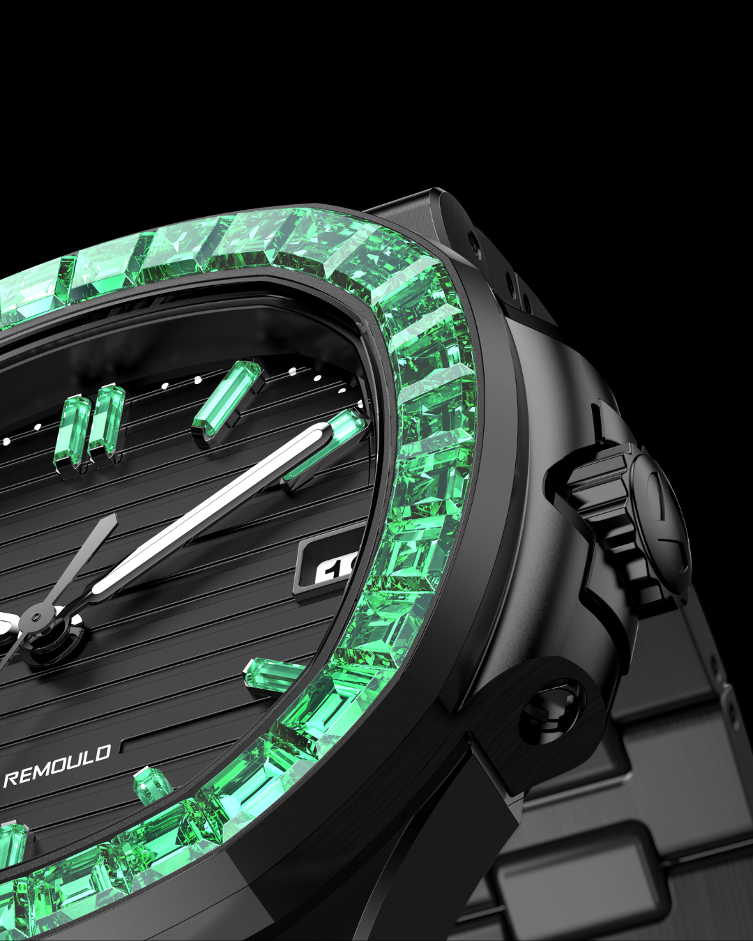 AET REMOULD Patek Philippe Nautilus TSAVORITE 5711/113P-001 | 百達翡麗Nautilus 金鷹5711 | WORLDTIMER 