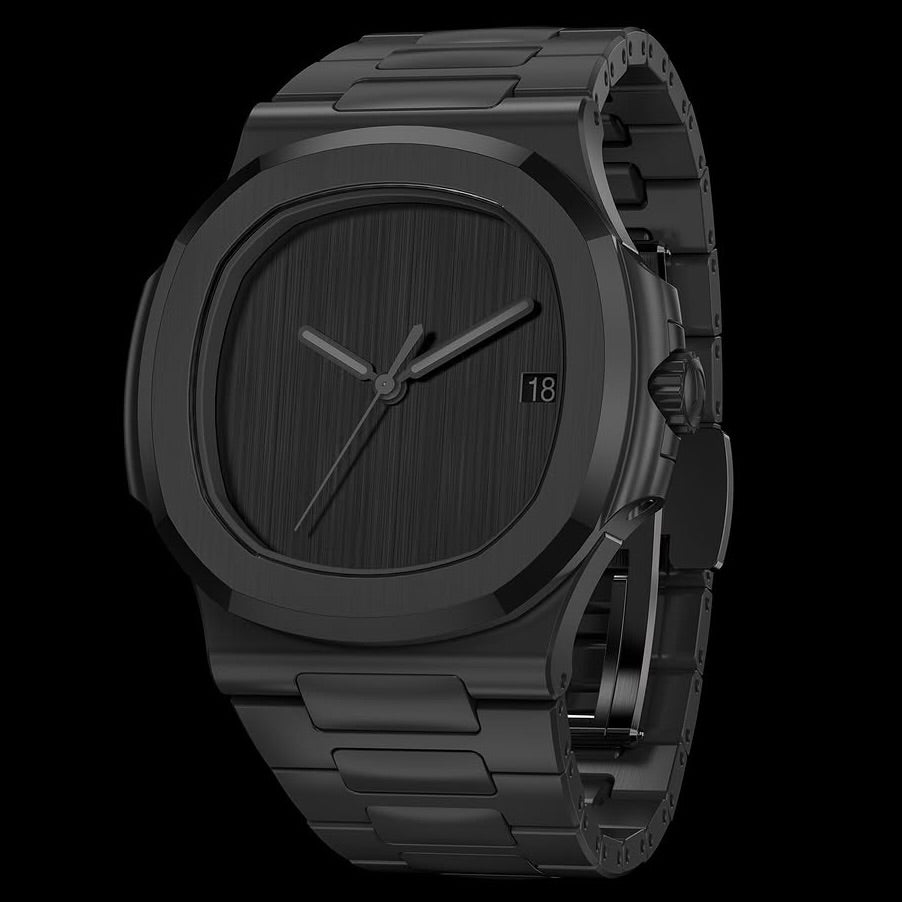 The All Black Ceramic Nautilus AET Remould BLACK CANVAS 全黑陶瓷 百达翡丽 Nautilus 5711 | WORLDTIMER