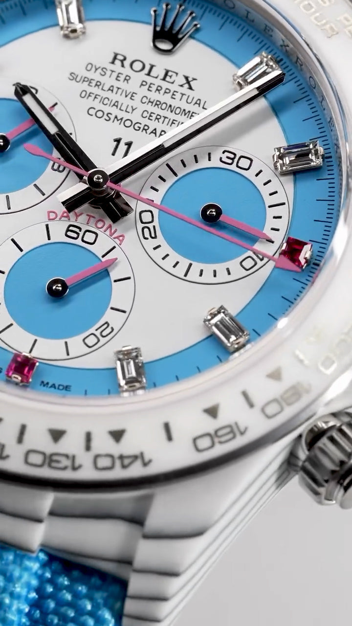 Rolex DiW Daytona RAINBOW S UNIQUE 劳力士DiW 石英纤维迪通拿 | WORLDTIMER