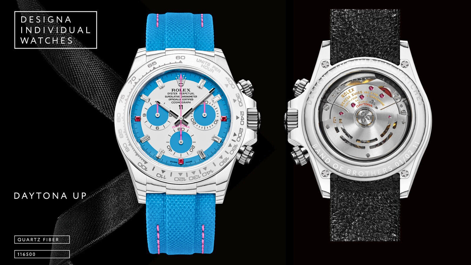 Rolex DiW Daytona RAINBOW S UNIQUE 劳力士DiW 石英纤维迪通拿 | WORLDTIMER