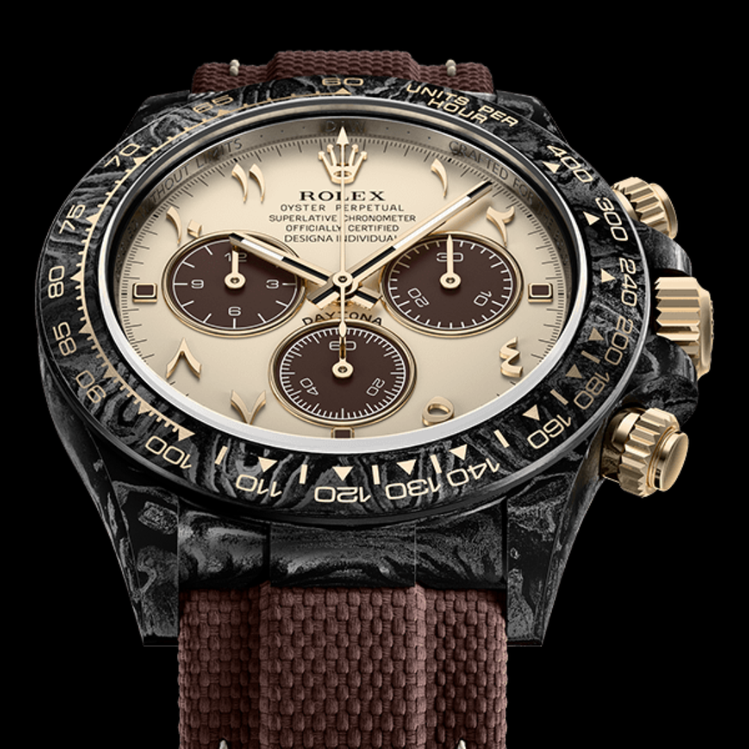 NTPT Carbon Rolex DiW Daytona Desert Eagle Arabic V2 劳力士DiW 碳纤维迪通拿 沙漠之鹰v2 | WORLDTIMER