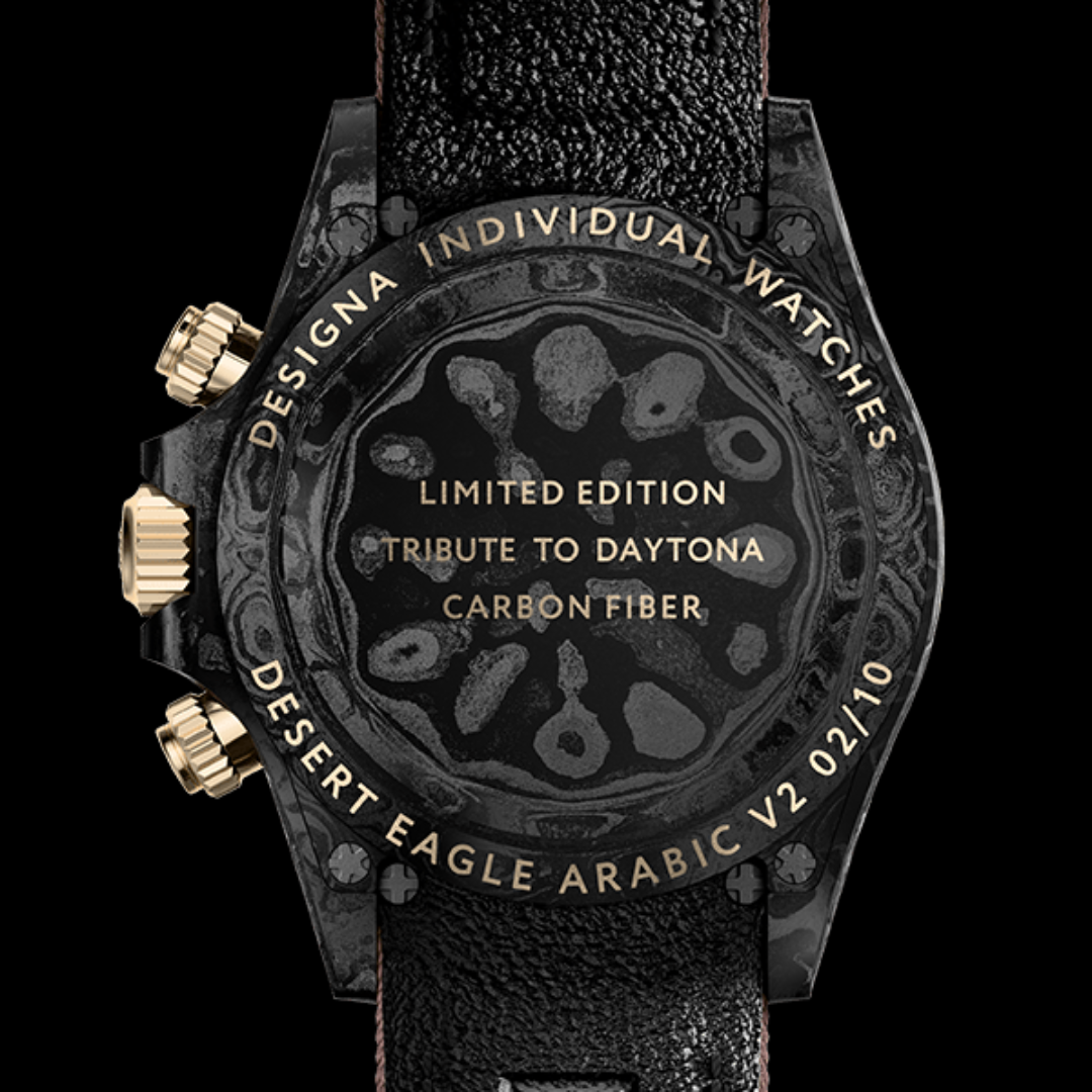 NTPT Carbon Rolex DiW Daytona Desert Eagle Arabic V2 劳力士DiW 碳纤维迪通拿 沙漠之鹰v2 | WORLDTIMER