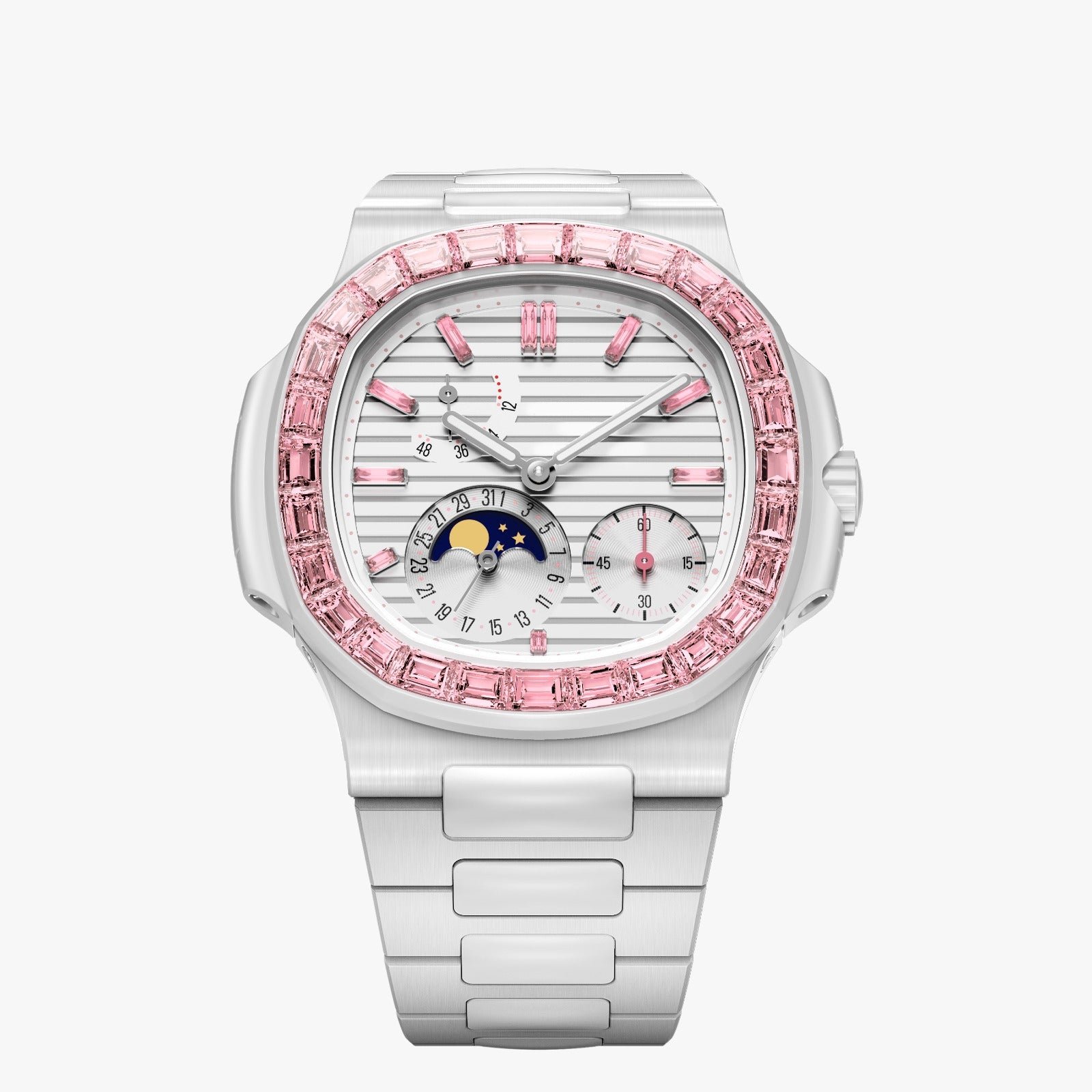 Patek Philippe 5712 AET Remould EOS 百达翡丽 粉红宝石 鹦鹉螺5712 | WORLDTIMER