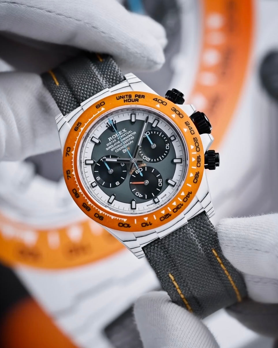 CarboQuartz Rolex DiW Daytona OCELLARIS 劳力士DiW 石英纤维迪通拿 | WORLDTIMER