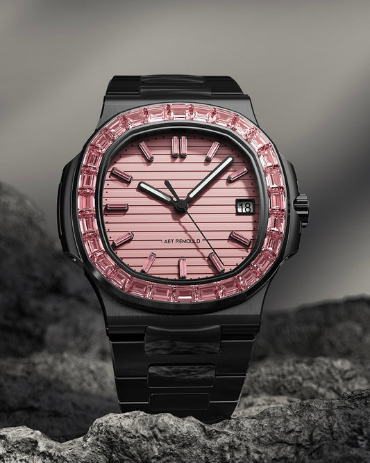 AET REMOULD Patek Philippe Nautilus ROSEFLARE 百达翡丽 鹦鹉螺5711 全陶瓷腕表 | WORLDTIMER