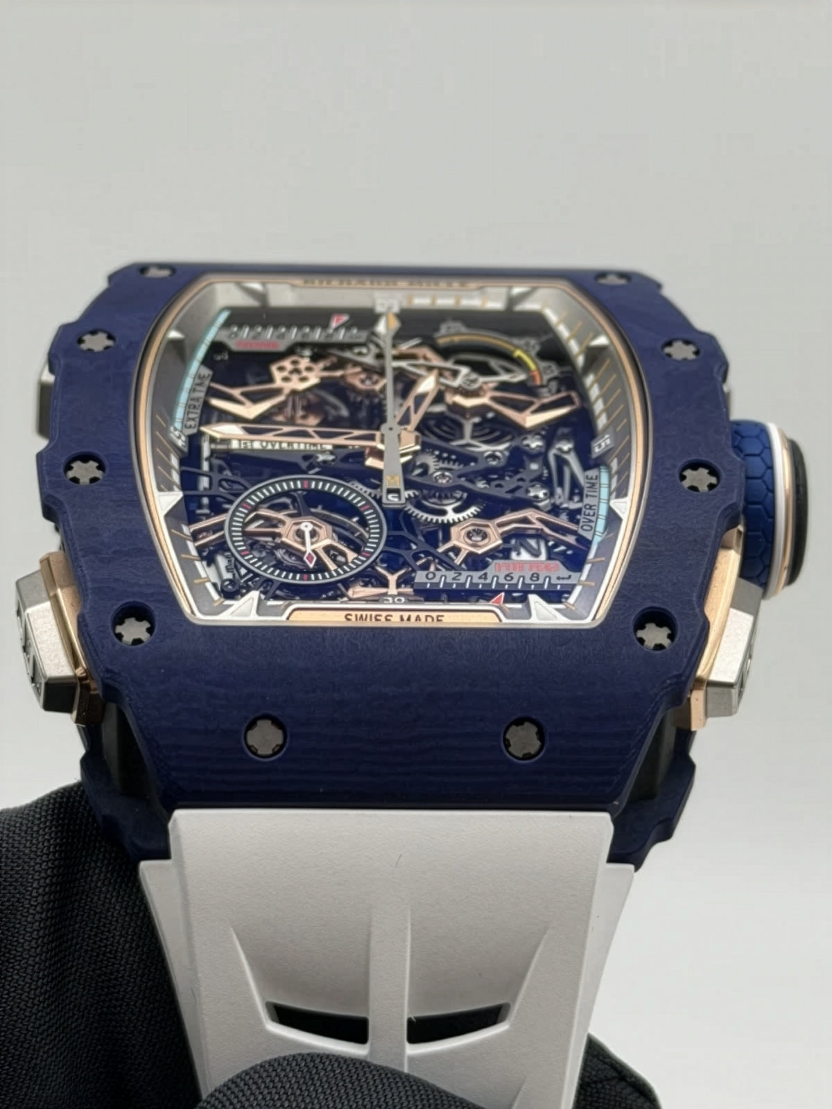 Richard Mille RM 41-01 Tourbillon Soccer Dark Blue Quartz TPT 理查米尔 RM 41-01 深蓝色 足球陀飞轮腕表 | WORLDTIMER