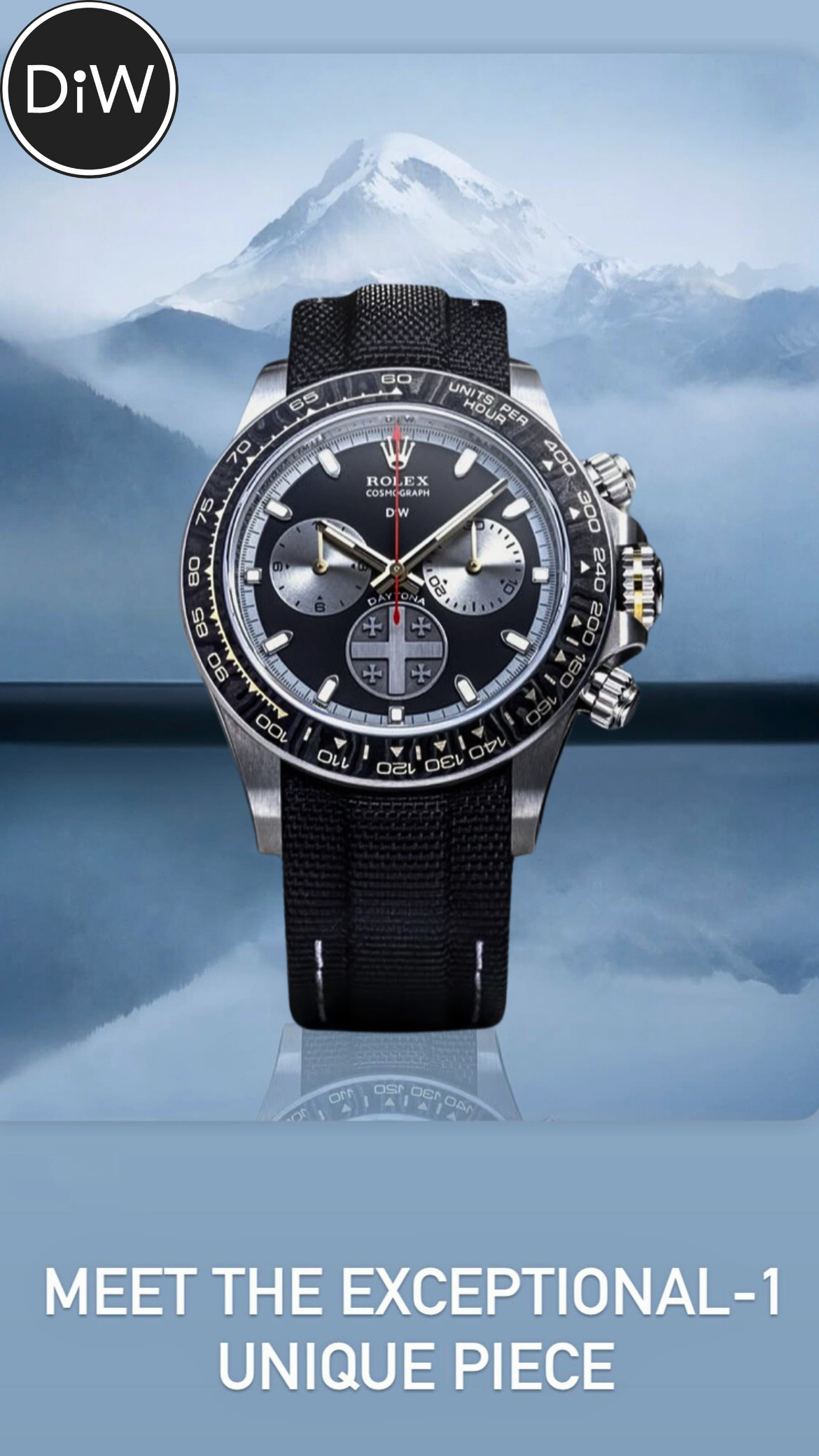 DiW Rolex Titanium Daytona GEORGIA'S HERITAGE 限量一支 劳力士DiW 钛金属迪通拿 | WORLDTIMER