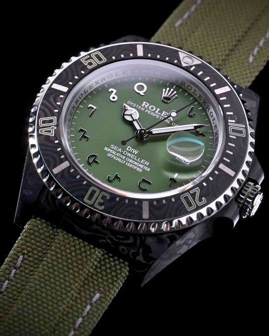 NTPT Carbon Rolex DiW Sea-Dweller HUNTER ARABIC UNIQUE DiW 劳力士海使型 | WORLDTIMER