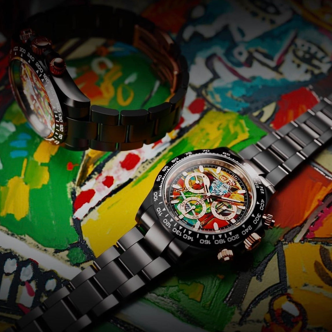 AET REMOULD Ceramic Rolex Daytona THE INJURED BULLFIGHTER | WORLDTIMER