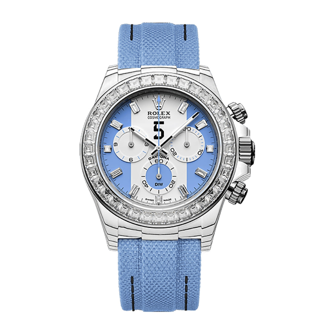 Rolex DiW Daytona LEANDRO PAREDES Baguette Bezel 劳力士 钻石表圈迪通拿 | WORLDTIMER