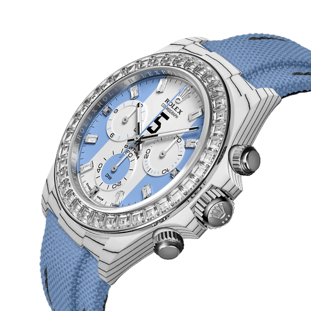 Rolex DiW Daytona LEANDRO PAREDES Baguette Bezel 劳力士 钻石表圈迪通拿 | WORLDTIMER