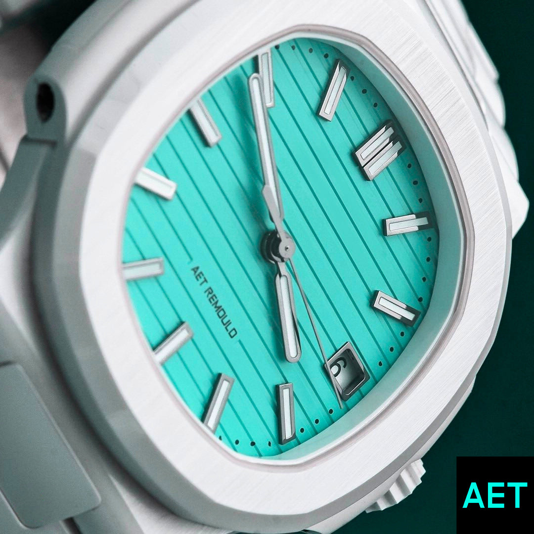 百達翡麗 金鷹5711 Tiffany AET Remould Tiffany Blue Nautilus "LEFKADA BLUE" 5711 Tiffany | WORLDTIMER