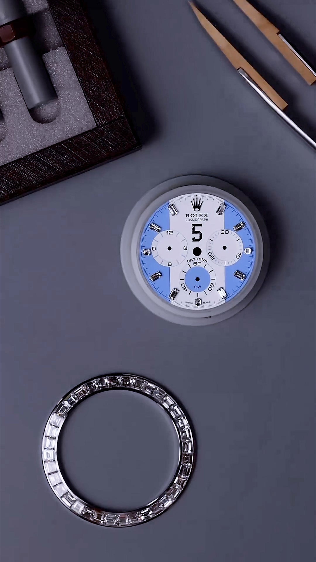 LEANDRO PAREDES Rolex DiW Daytona Baguette Bezel 劳力士钻石表圈 迪通拿 | WORLDTIMER