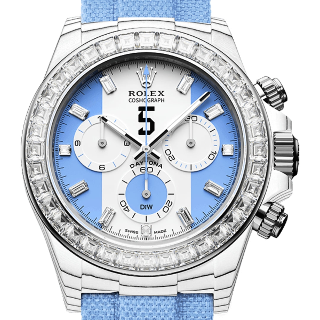 Rolex DiW Daytona LEANDRO PAREDES Baguette Bezel 劳力士 钻石表圈迪通拿 | WORLDTIMER