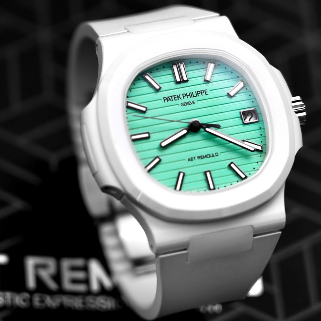 AET REMOULD Patek Philippe Nautilus BISCAY GREEN 百达翡丽鹦鹉螺 5711 陶瓷手表 | WORLDTIMER