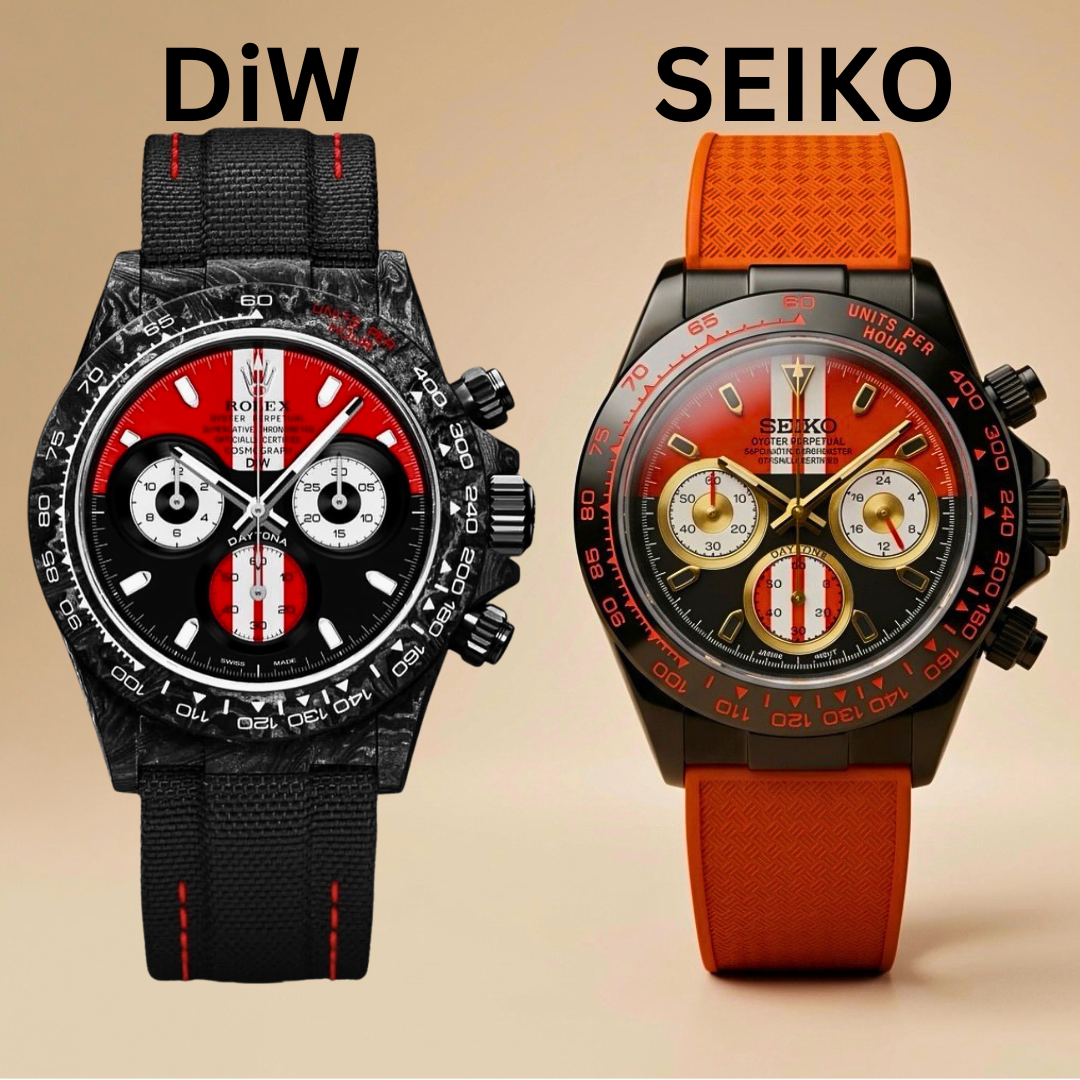 Busted! 🛑 This custom brand completely copied ALL 3 of DiW’s iconic motorsport designs onto a budget Seiko mod platform 震惊表圈！🛑 百万级高奢定制DiW竟被两千块的精工全盘复刻？ | WORLDTIMER 