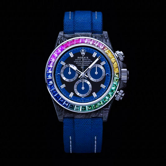 Rolex DiW Daytona RAINBOW NAVY 劳力士DiW 彩虹迪 | WORLDTIMER