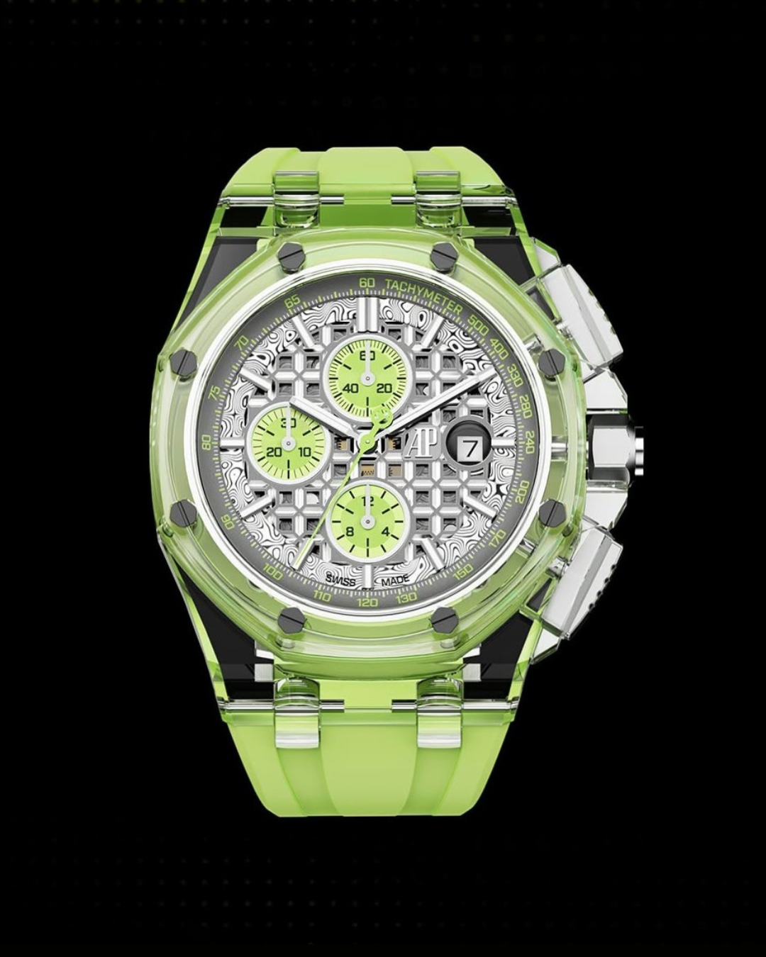 Royal Oak Offshore AET REMOULD SOGNEFJORD GREEN Sapphire Watch 愛彼皇家橡樹離岸型 藍寶石手錶 | WORLDTIMER
