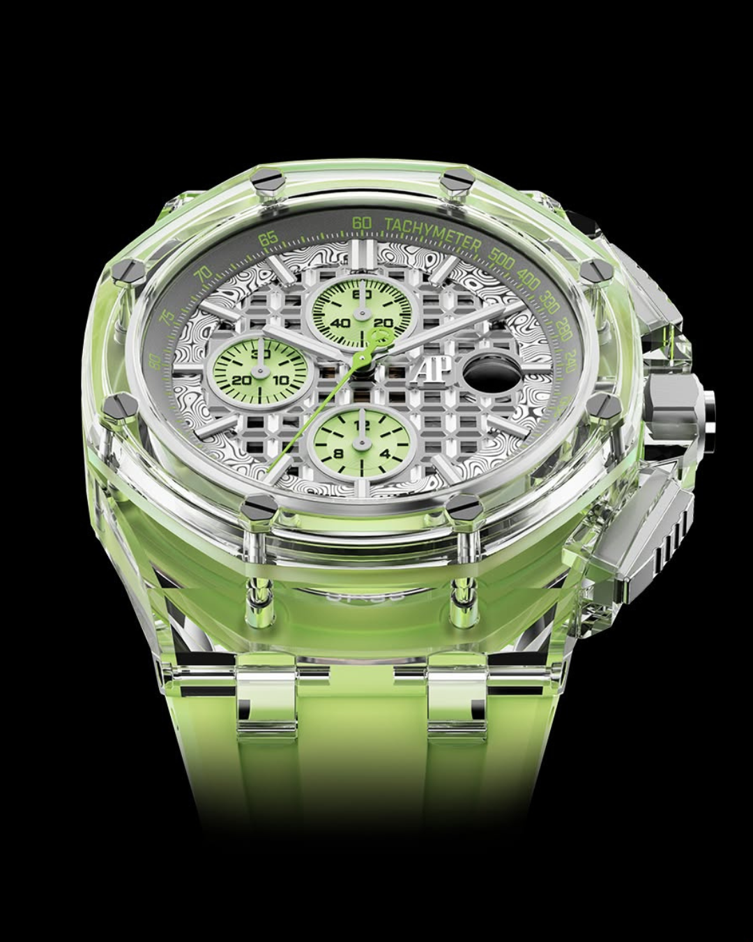 AP Royal Oak Offshore AET REMOULD SOGNEFJORD GREEN 愛彼皇家橡樹離岸型 藍寶石手錶 | WORLDTIMER