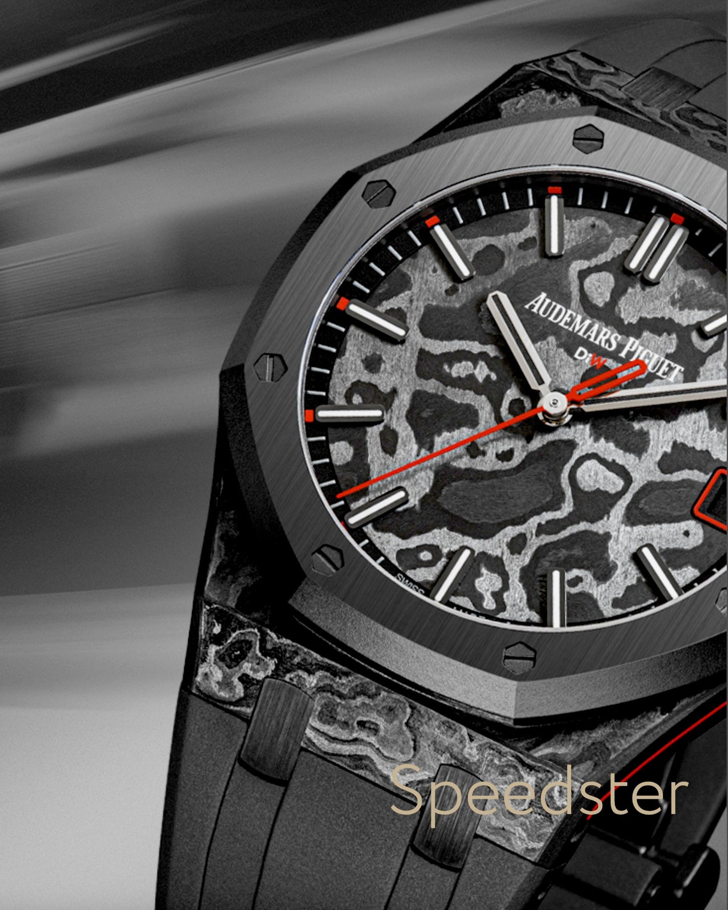 DiW Voidline SPEEDSTER｜NTPT Carbon Royal Oak 15500ST 全球最轻 皇家橡树15500 | NTPT 碳纤维 | 85g | DiW | WORLDTIMER