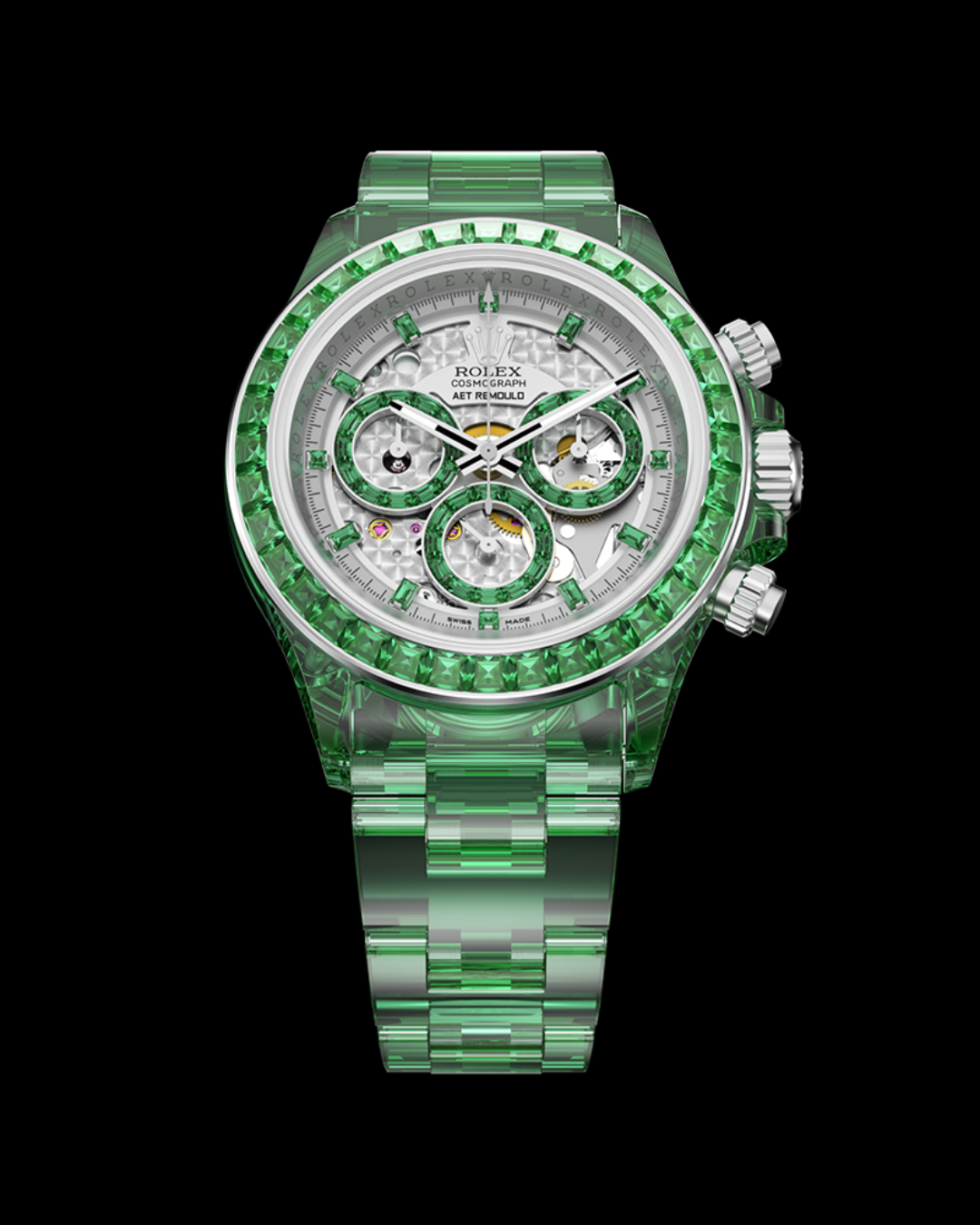 Rolex Sapphire Daytona AET Remould VERDANT MARVEL 劳力士蓝宝石 水晶迪通拿 | WORLDTIMER