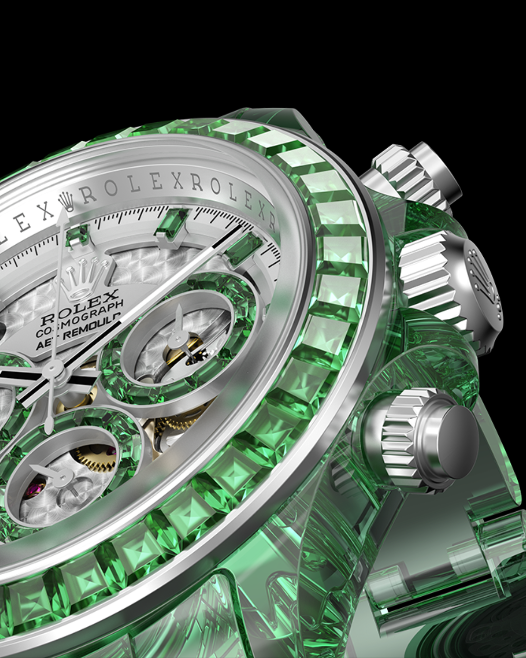 Rolex Sapphire Daytona AET Remould VERDANT MARVEL 蓝宝石劳力士 水晶迪通拿 | WORLDTIMER