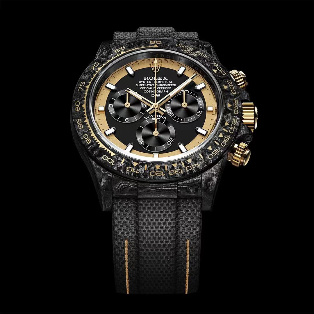 NTPT Carbon Rolex DiW Daytona CREAM INVERT GOLD 勞力士地通拿 DiW | WORLDTIMER